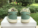Authentic Air Jordan 1 Low “Oil Green”
