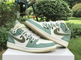 Authentic Air Jordan 1 Low “Oil Green”