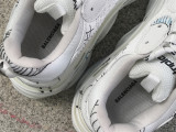 Authentic Balenciaga Triple-S Sneaker White/Black/Blue