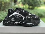 Authentic Balenciaga Triple-S Sneaker White/Black