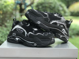 Authentic Balenciaga Triple-S Sneaker White/Black