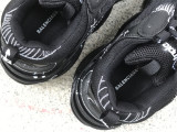 Authentic Balenciaga Triple-S Sneaker White/Black