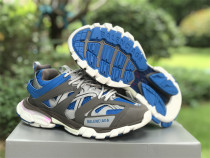 Authentic Balenciaga Track LED Trainers 3.0 Grey/Blue