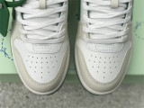 Authentic OFF-WHITE Out Of Office Leather Pristine Green