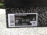Authentic Air Jordan 3 GS “Hide N’ Sneak” Elephant Ash