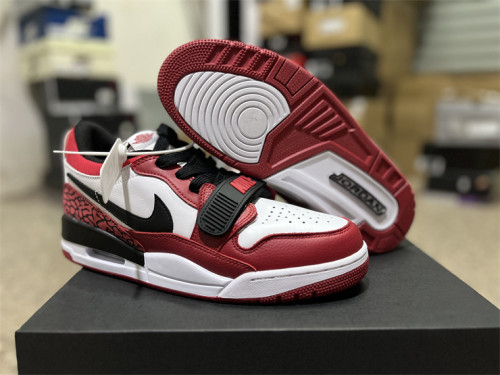 Authentic Air Jordan Legacy 312 Low White/Red/Black