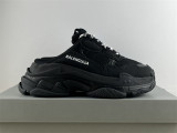 Authentic Balenciaga Triple s Mule Black