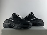 Authentic Balenciaga Triple s Mule Black