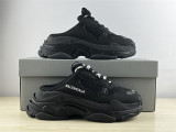 Authentic Balenciaga Triple s Mule Black