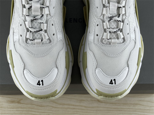 Authentic Balenciaga Triple s Mule White