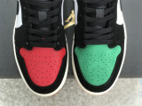 Authentic Air Jordan 1 Low “Quai 54” Black/Green