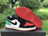 Authentic Air Jordan 1 Low “Quai 54” Black/Green