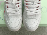 Authentic OFF-WHITE Out Of Office Leather White/Red