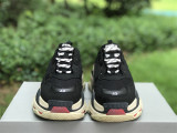 Authentic Balenciaga Triple s Mule Black/White/Red