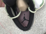 Authentic Air Jordan 1 Low Black/Bleached Coral-Grey Fog