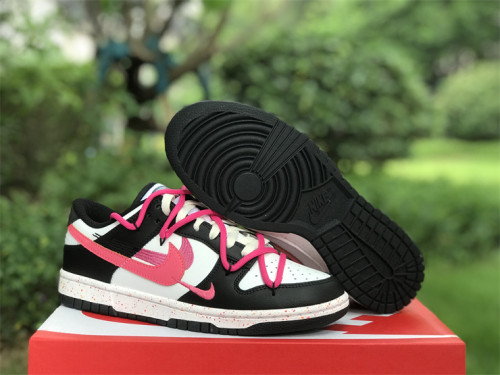 Authentic Nike Dunk Low White/Pink