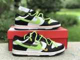 Authentic Nike Dunk Low White/Black/Pine