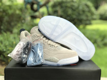 Authentic Air Jordan 4 Georgetown PE  Grayness/White