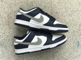 Authentic Nike Dunk Low Midnight Navy/Light Smoke Grey