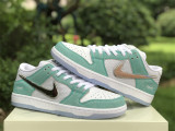 Authentic April Skateboards x Dunk SB Low Racer Blue/Metallic Silver-White