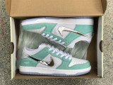 Authentic April Skateboards x Dunk SB Low Racer Blue/Metallic Silver-White