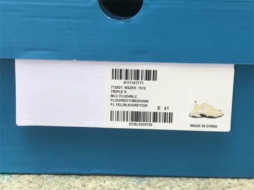 Authentic Balenciaga Triple-S FLUO/MLC