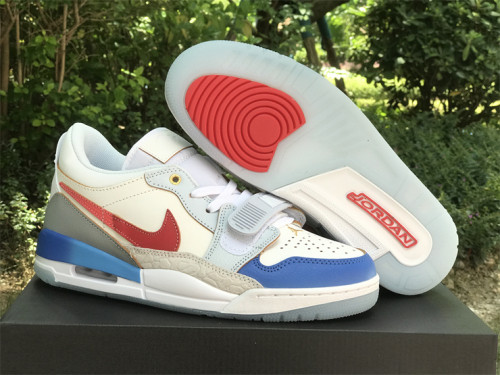 Authentic Air Jordan Legacy 312 Low Blue/White