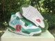 Authentic Air Jordan 4 PE SB Light Green/ Forest Green