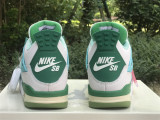 Authentic Air Jordan 4 PE SB Light Green/ Forest Green
