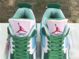 Authentic Air Jordan 4 PE SB Light Green/ Forest Green