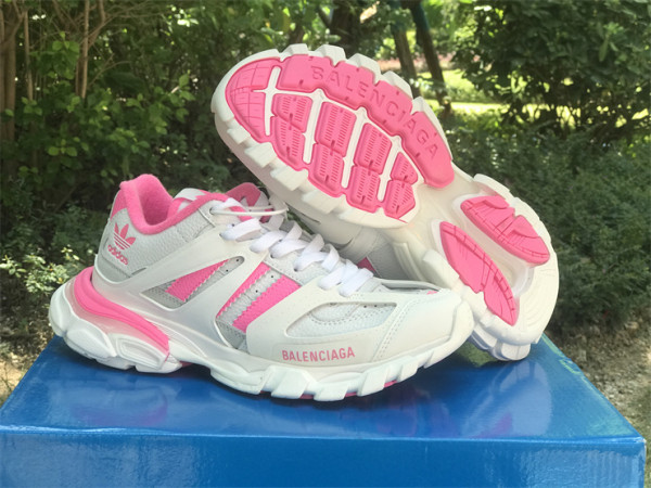 Authentic Balenciaga Track Trainers 3.0 White/Neon Pink