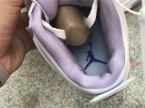Authentic Air Jordan 4 Retro White/Purple