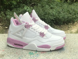 Authentic Air Jordan 4 Retro White/Pink