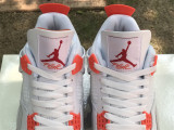 Authentic Nike SB x Air Jordan 4 White/Orange/Ashen