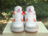 Authentic Nike SB x Air Jordan 4 White/Orange/Ashen