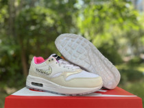 Authentic Nike Air Max 1 White/Metallic White