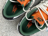 Authentic Nike Dunk Low Orange/Green