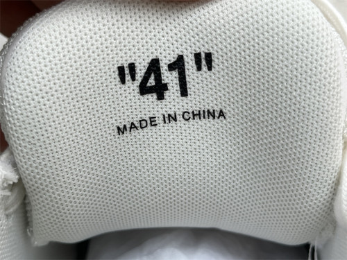Authentic OFF-WHITE Out Of Office Leather White/Beige