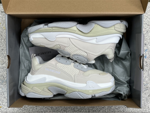 Authentic Balenciaga Triple-S EGGSHELL/WHITE