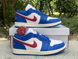 Authentic Air Jordan 1 Low “Sport Blue ”