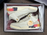 Authentic J Balvin x Air Jordan 3 Multi-colors Smile