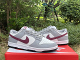 Authentic Nike Dunk Low Summit White/Rose Wood