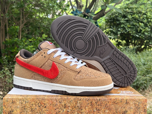 Authentic CLOT x Nike Dunk “Cork”