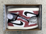 Authentic Trophy Room x Air Jordan 1 Low Black/Sail/Metallic Gold
