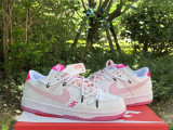 Authentic Nike Dunk Low White/Pink