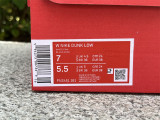 Authentic Nike Dunk Low White/Pink