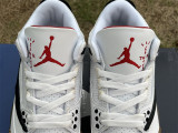 Authentic Air Jordan 3 White/Mocka Brown/Black