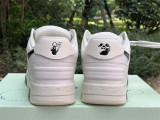 Authentic OFF-WHITE Out Of Office Leather White Black