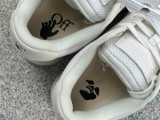 Authentic OFF-WHITE Out Of Office Leather White Black