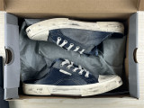 Authentic Balenciaga Paris Low Denim Blue